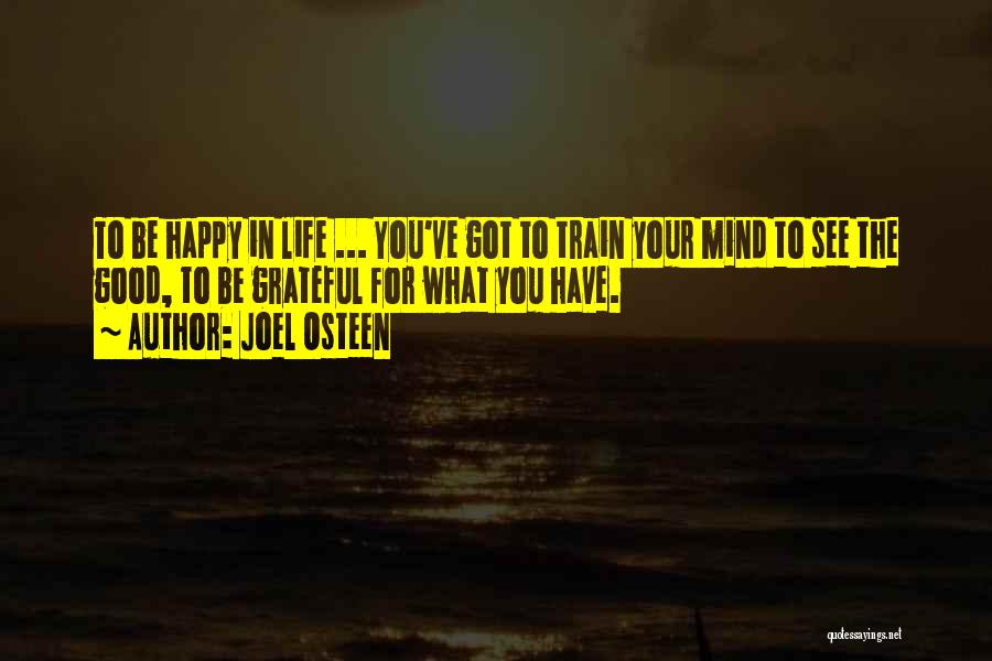 Train Your Mind Quotes By Joel Osteen