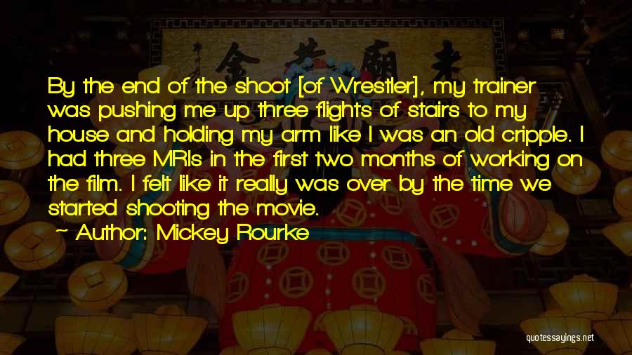 Trainer Quotes By Mickey Rourke