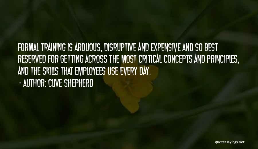 Training Employees Quotes By Clive Shepherd