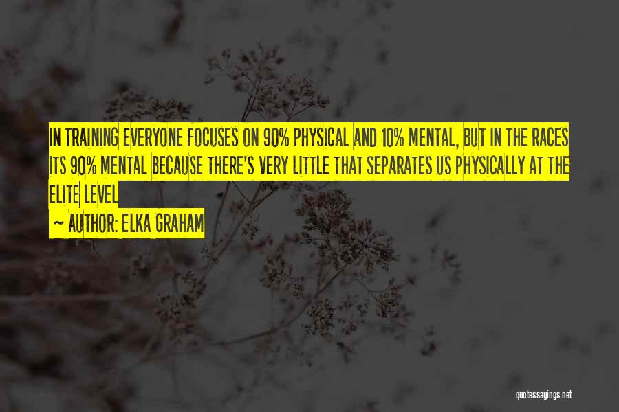 Training For Sports Quotes By Elka Graham
