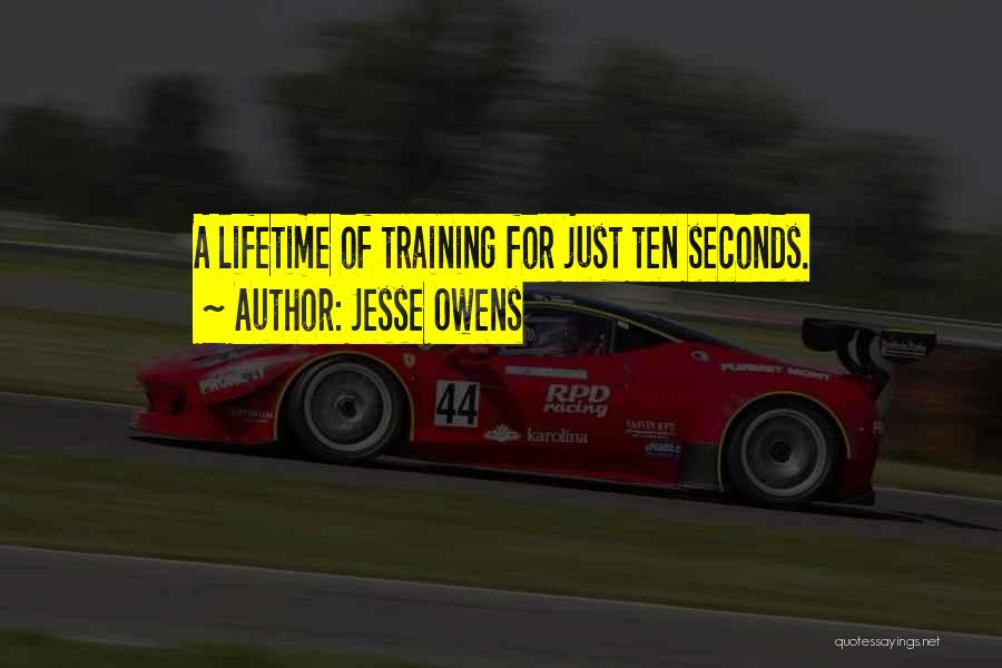 Training For Sports Quotes By Jesse Owens