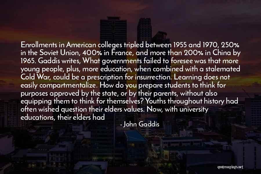Training For War Quotes By John Gaddis