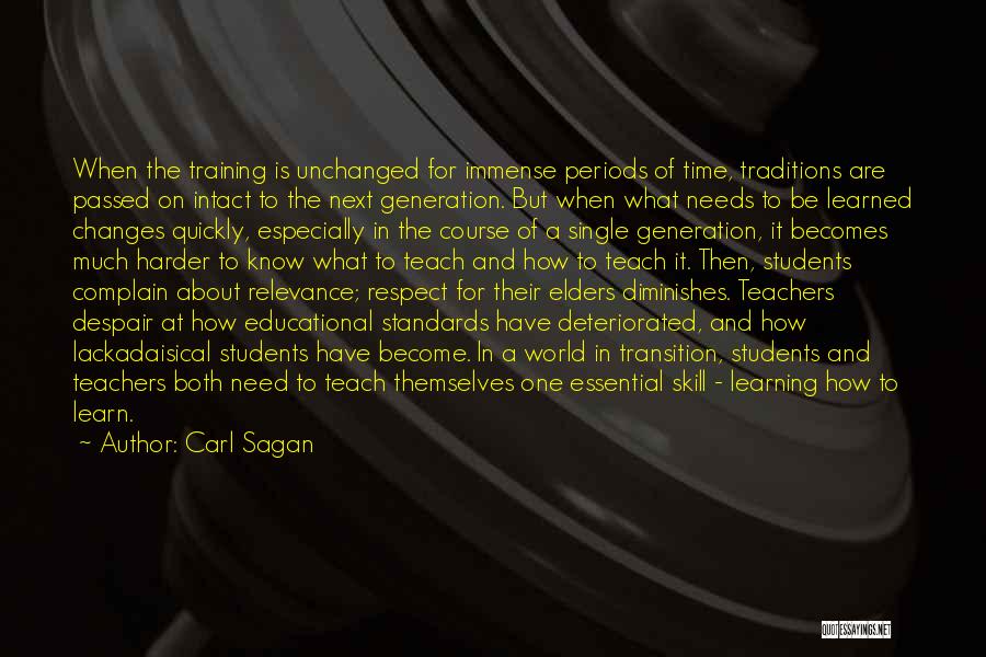 Training Harder Quotes By Carl Sagan