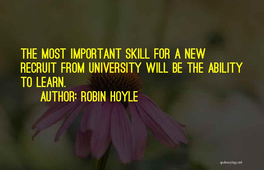 Training Learning And Development Quotes By Robin Hoyle