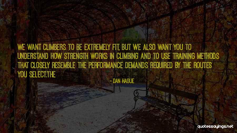 Training Methods Quotes By Dan Hague