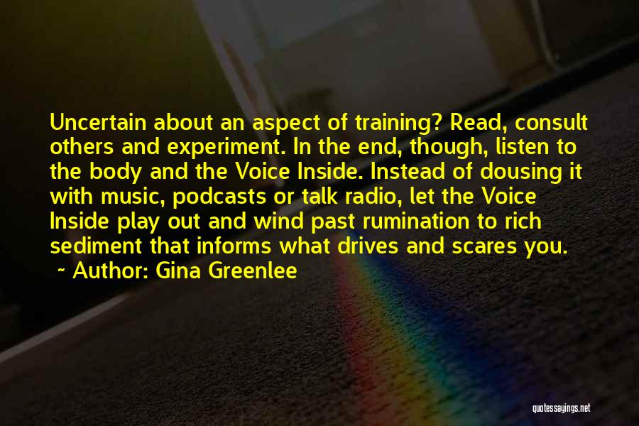 Training Motivational Quotes By Gina Greenlee
