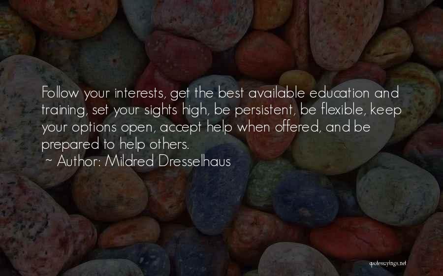 Training Others Quotes By Mildred Dresselhaus