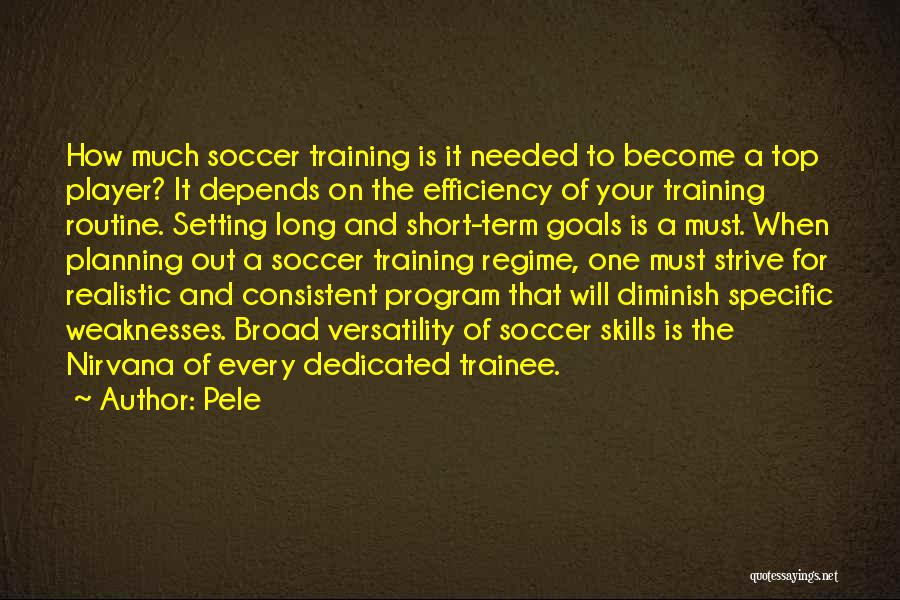 Training Program Quotes By Pele