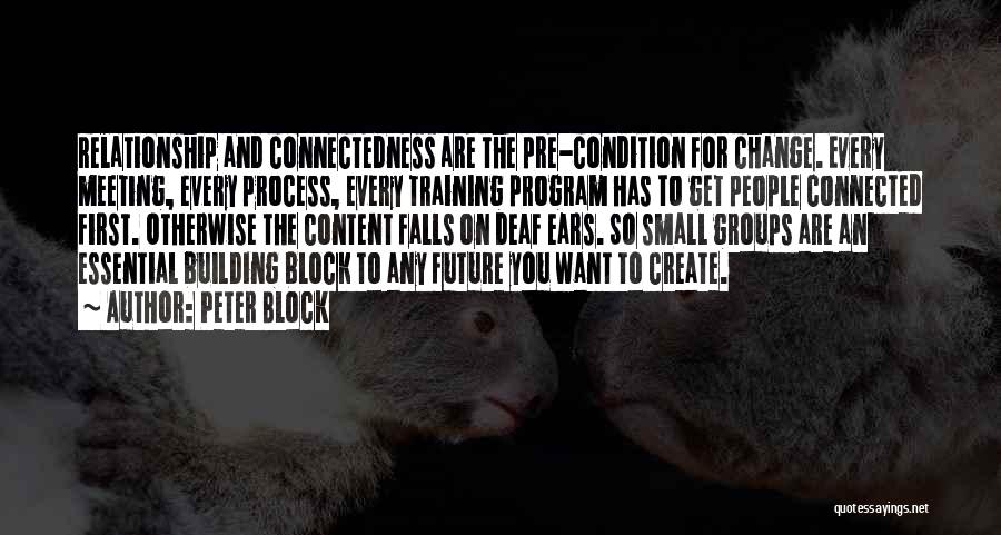 Training Program Quotes By Peter Block