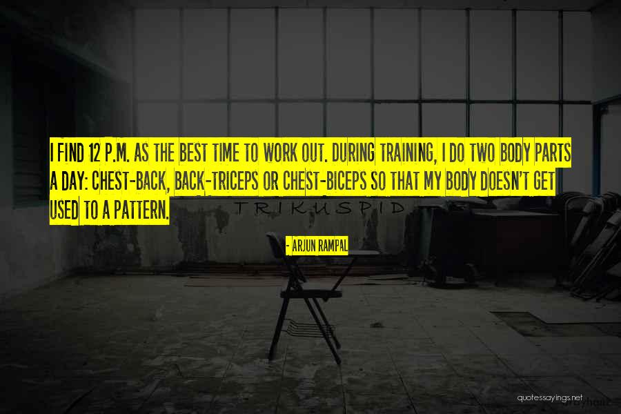 Training Quotes By Arjun Rampal