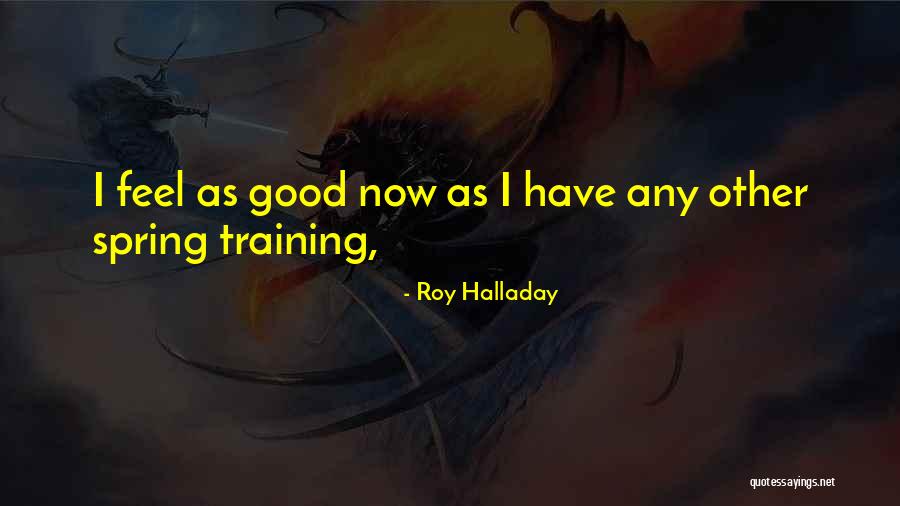 Training Quotes By Roy Halladay