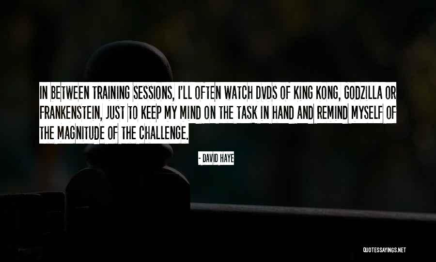 Training Sessions Quotes By David Haye Training Sessions Quotes By David Haye