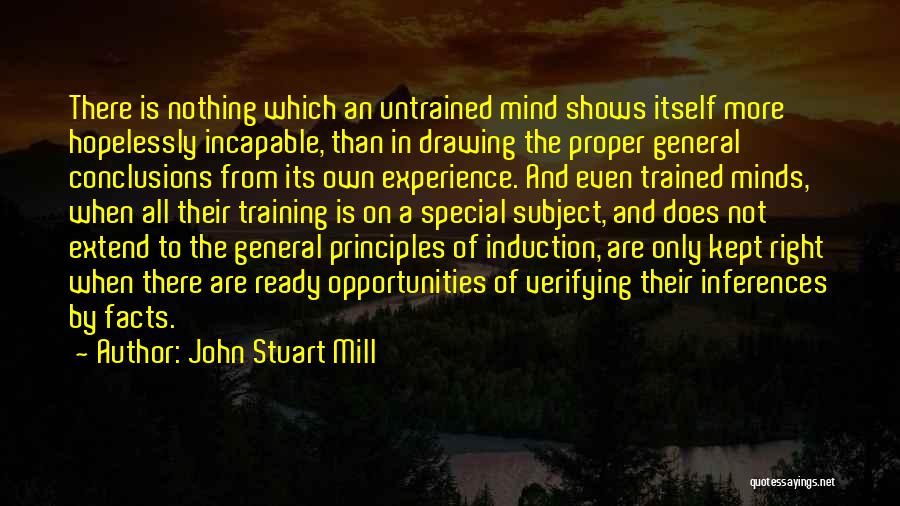 Training The Mind Quotes By John Stuart Mill