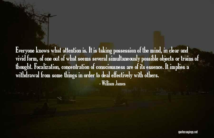 Trains Of Thought Quotes By William James