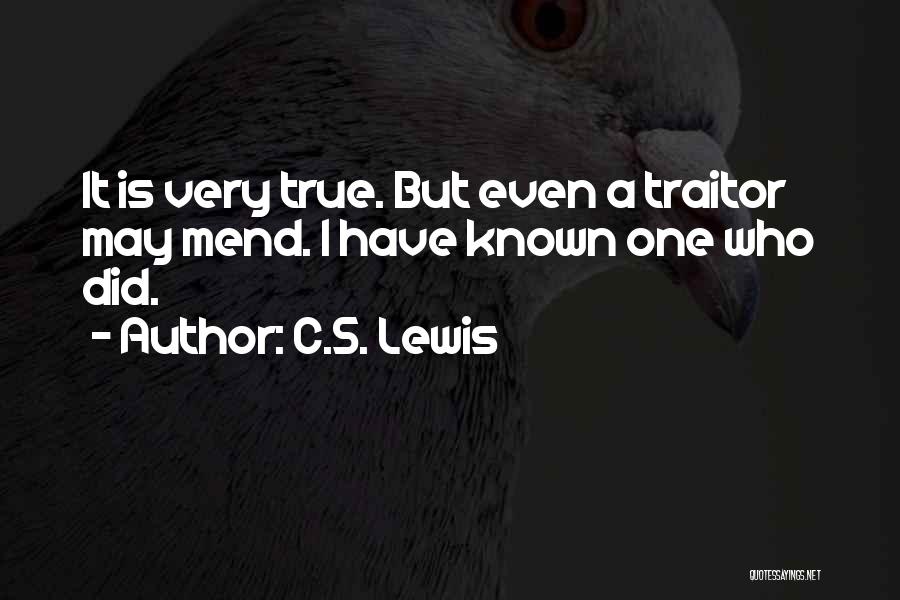 Traitor Quotes By C.S. Lewis