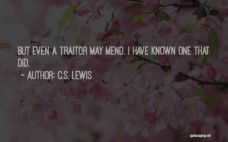 Traitor Quotes By C.S. Lewis