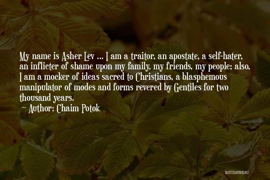 Traitor Quotes By Chaim Potok