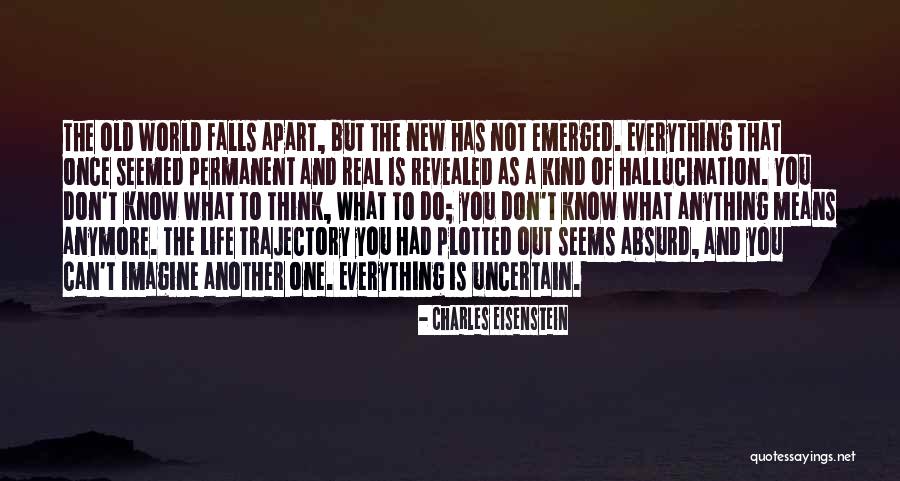 Trajectory Of Life Quotes By Charles Eisenstein Trajectory Of Life Quotes By Charles Eisenstein