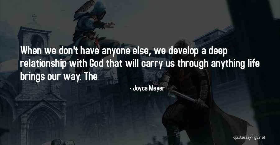 Trajeron Lleva Quotes By Joyce Meyer Trajeron Lleva Quotes By Joyce Meyer