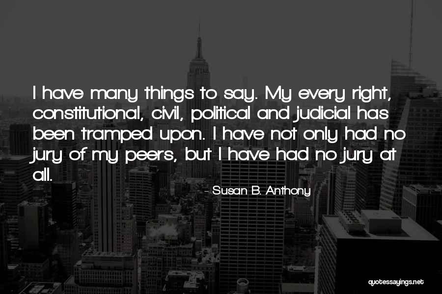 Tramped Quotes By Susan B. Anthony Tramped Quotes By Susan B. Anthony