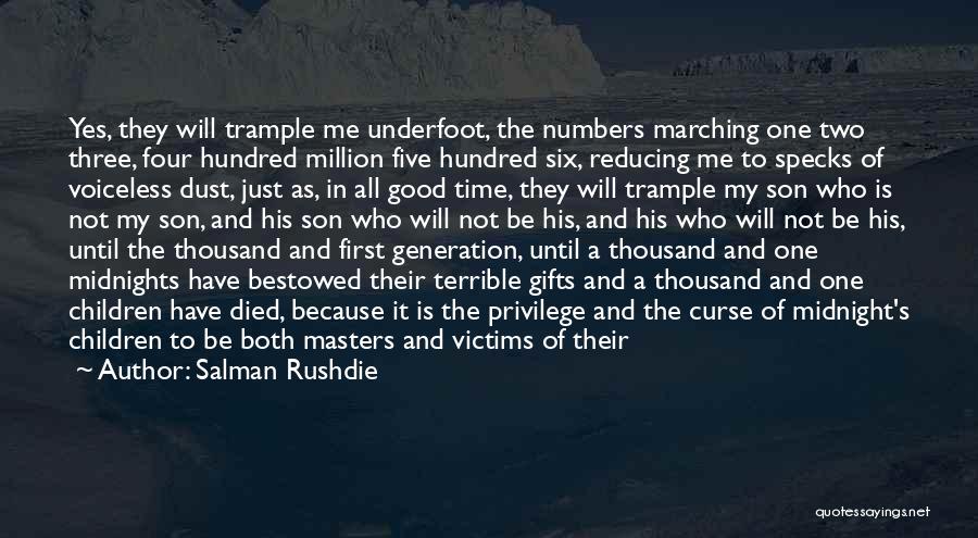 Trample Quotes By Salman Rushdie