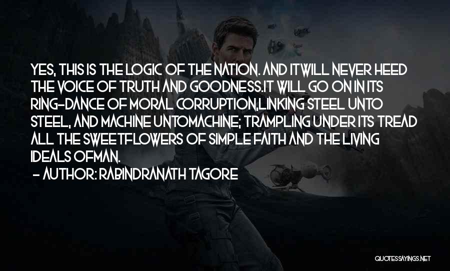 Trampling Quotes By Rabindranath Tagore