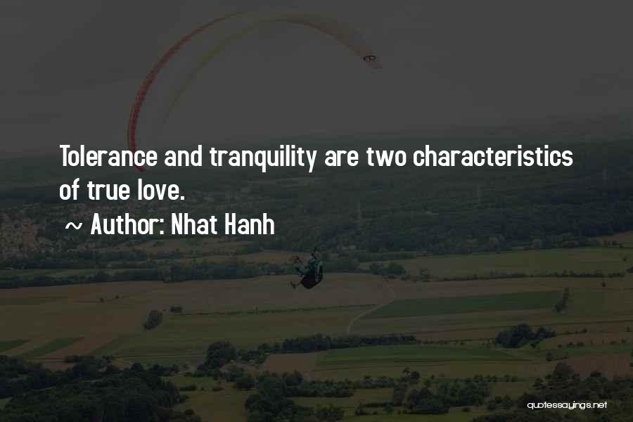 Tranquility Quotes By Nhat Hanh