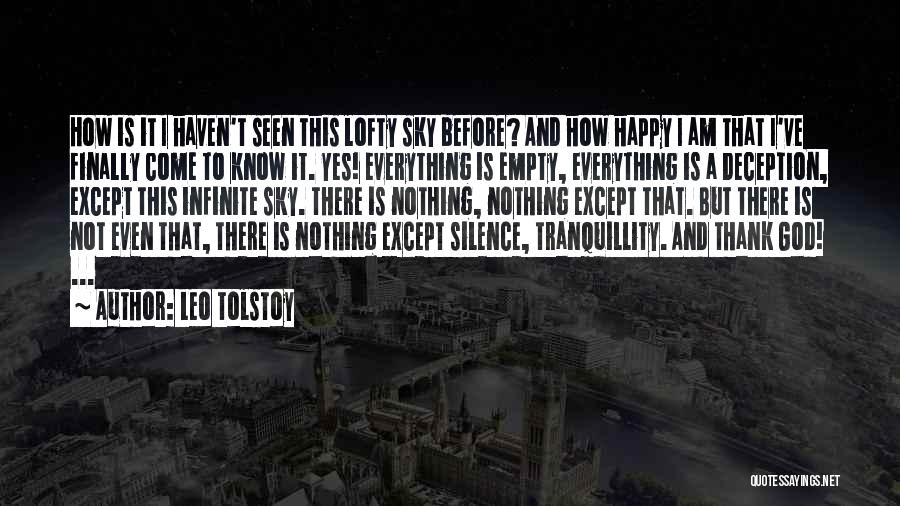 Tranquillity Quotes By Leo Tolstoy