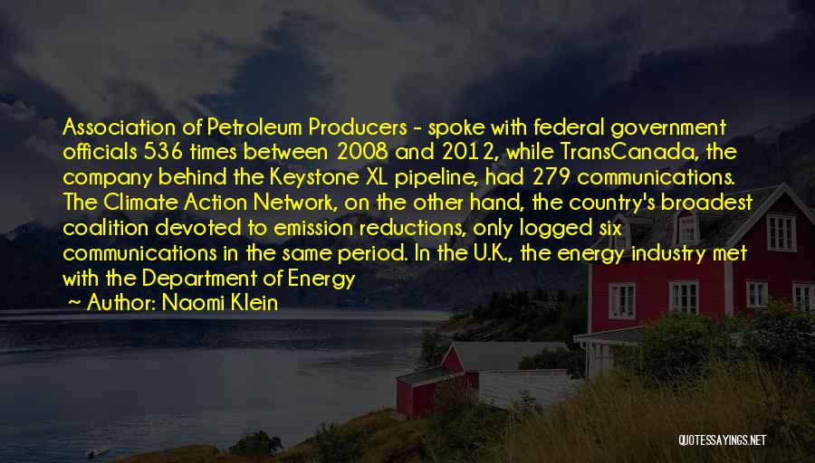 Transcanada Pipeline Quotes By Naomi Klein