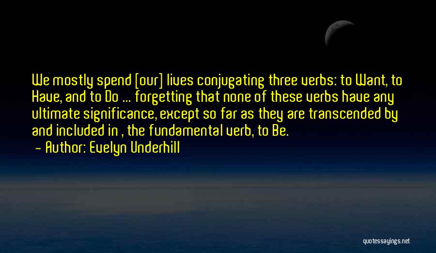 Transcended Quotes By Evelyn Underhill