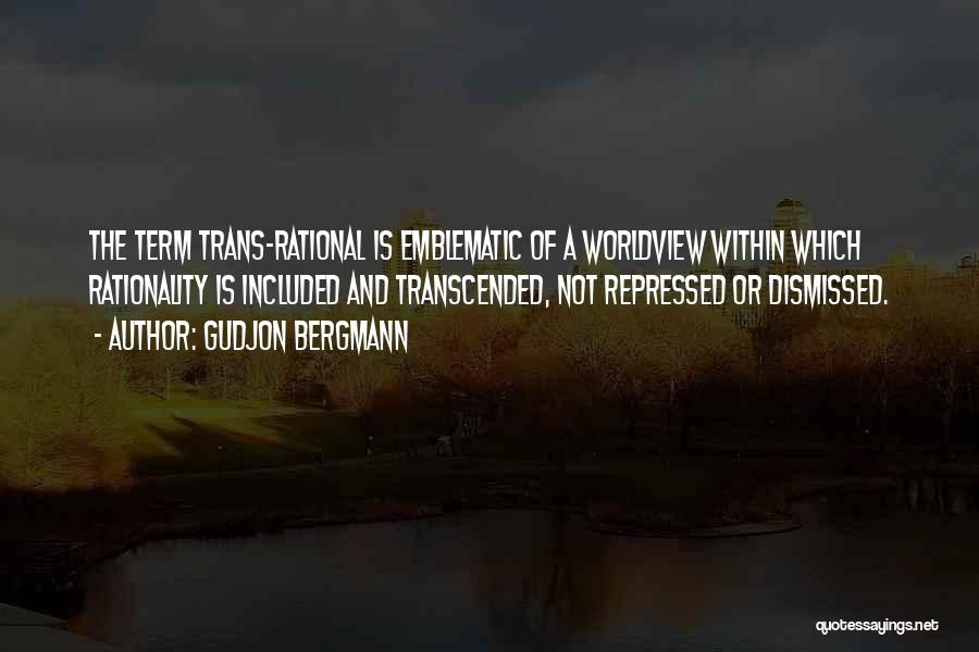 Transcended Quotes By Gudjon Bergmann