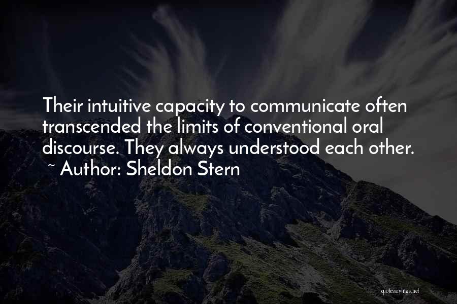 Transcended Quotes By Sheldon Stern