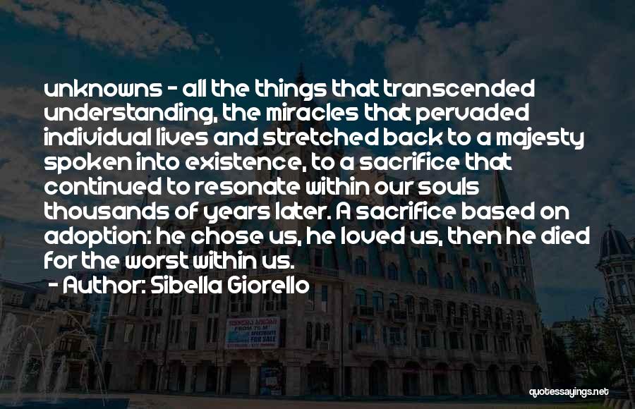 Transcended Quotes By Sibella Giorello