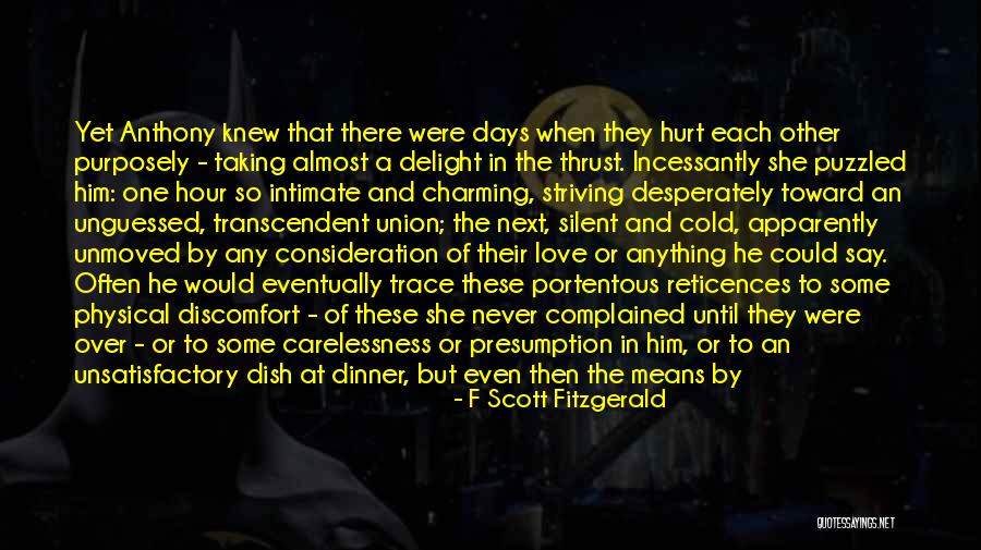 Transcendent Love Quotes By F Scott Fitzgerald