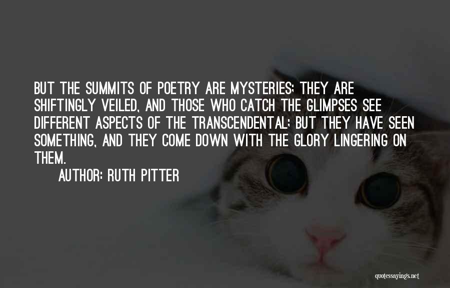 Transcendental Quotes By Ruth Pitter
