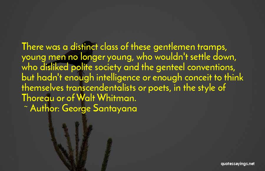 Transcendentalists Quotes By George Santayana