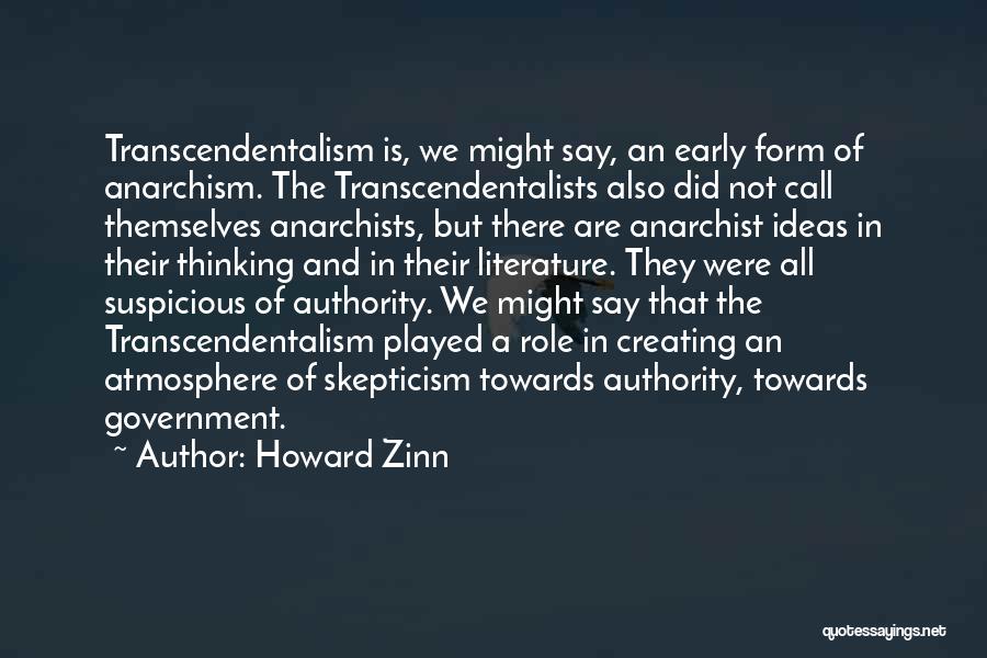 Transcendentalists Quotes By Howard Zinn