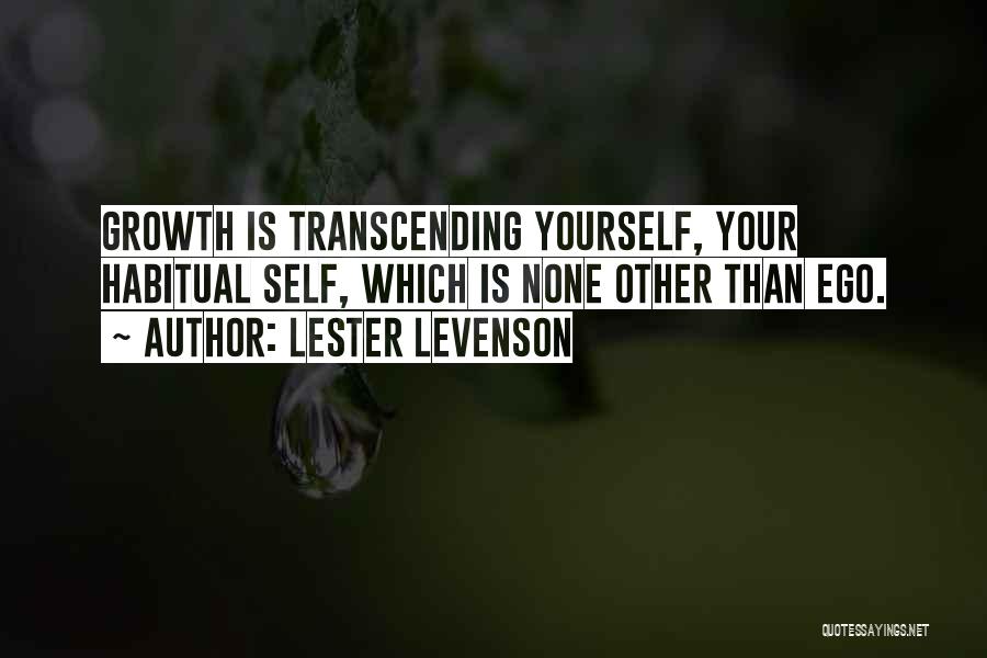 Transcending Quotes By Lester Levenson