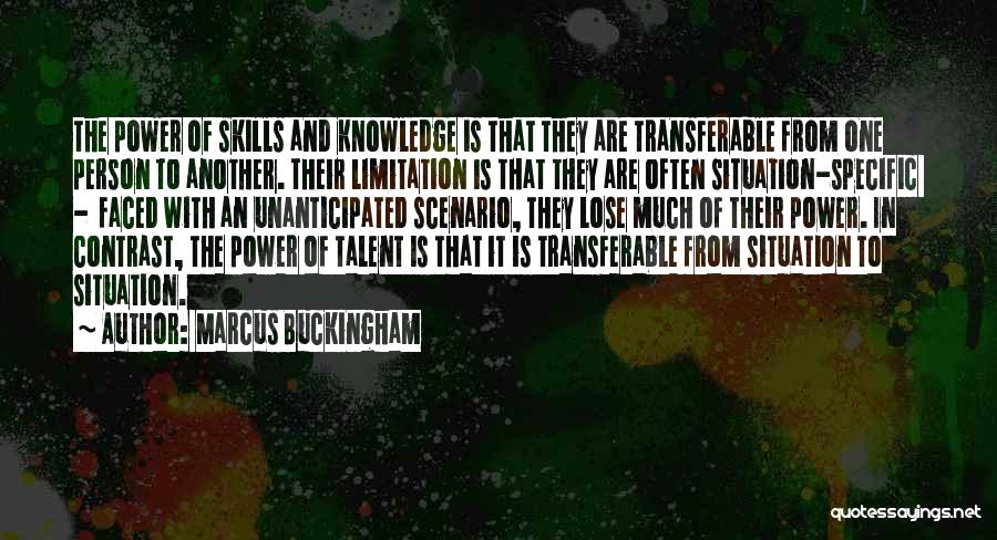 Transferable Quotes By Marcus Buckingham