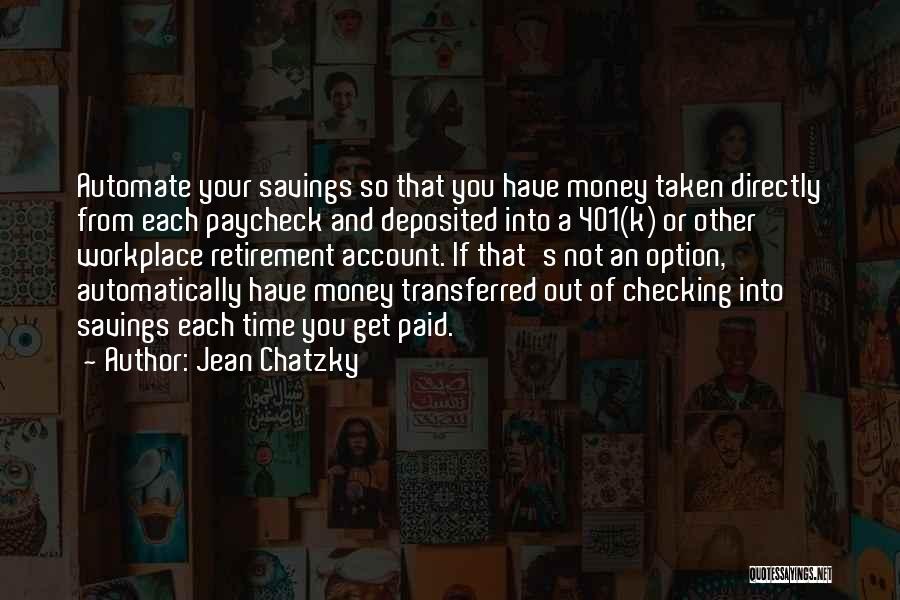 Transferred Quotes By Jean Chatzky