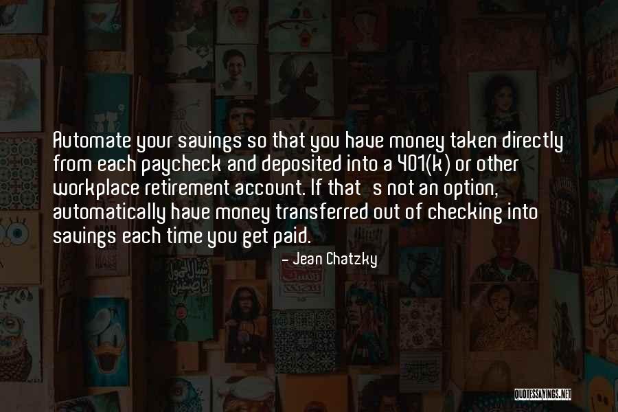 Transferred Quotes By Jean Chatzky Transferred Quotes By Jean Chatzky
