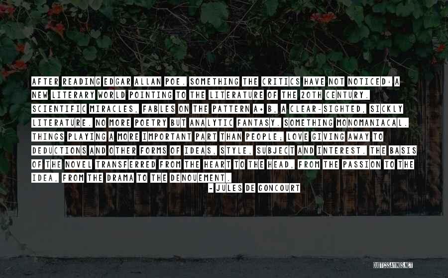Transferred Quotes By Jules De Goncourt Transferred Quotes By Jules De Goncourt