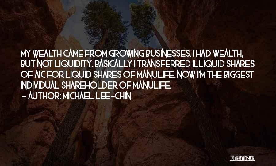 Transferred Quotes By Michael Lee-Chin