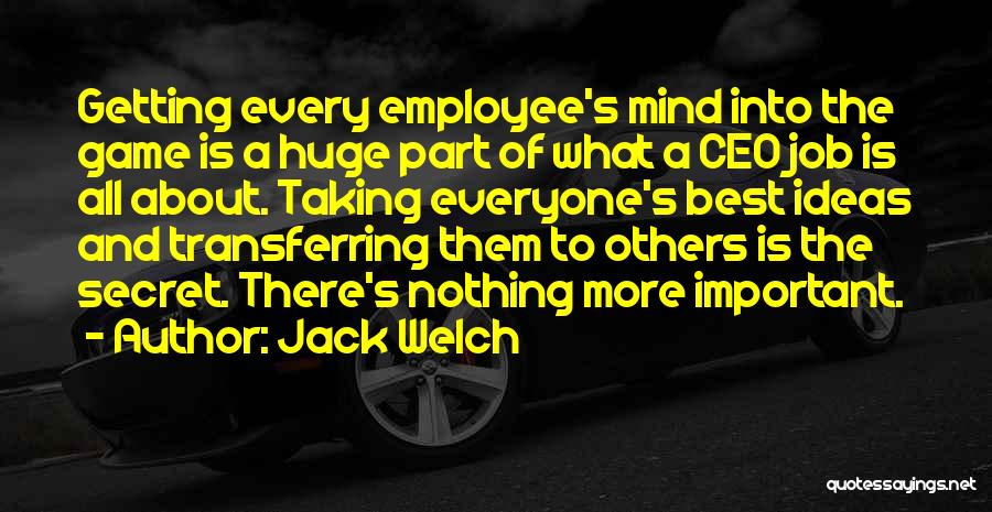 Transferring Quotes By Jack Welch