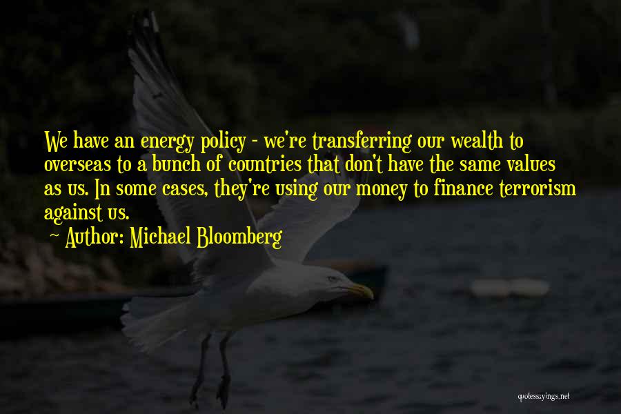 Transferring Quotes By Michael Bloomberg
