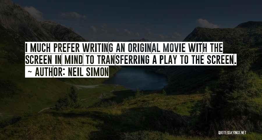 Transferring Quotes By Neil Simon