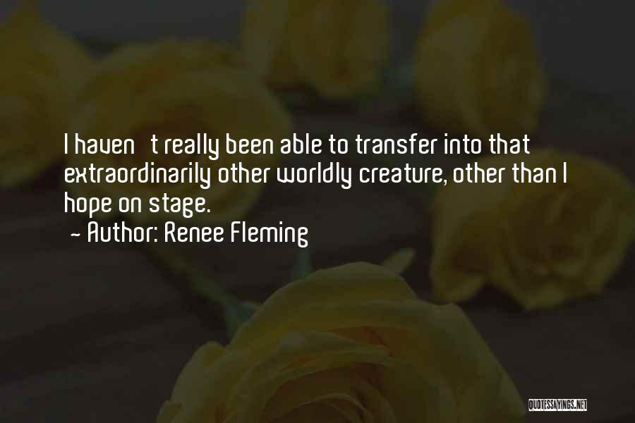 Transfers Quotes By Renee Fleming