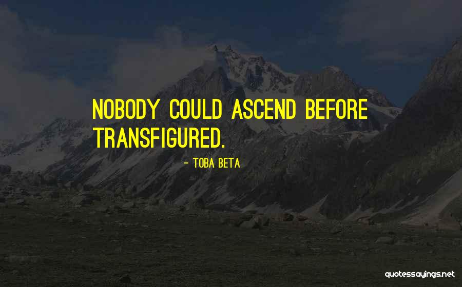 Transfigured Quotes By Toba Beta