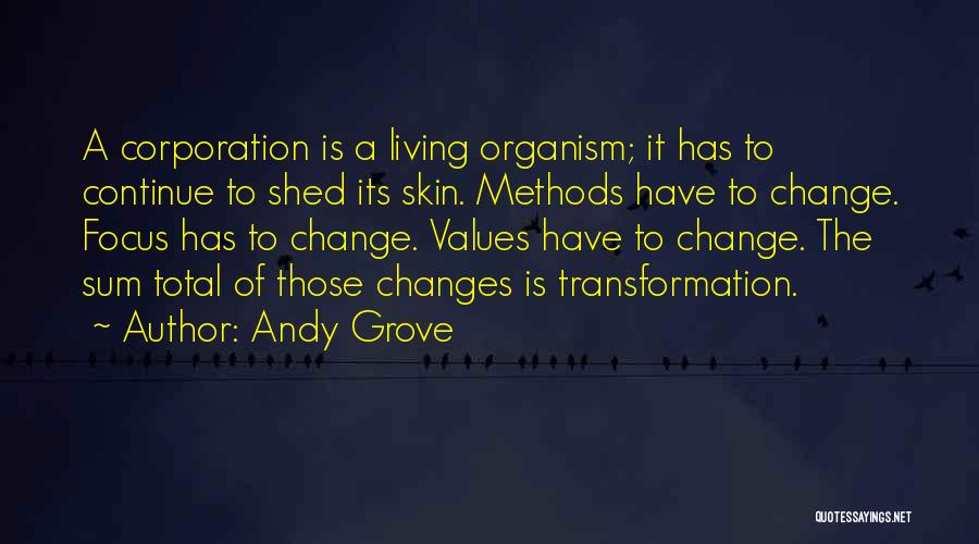 Transformation In Business Quotes By Andy Grove