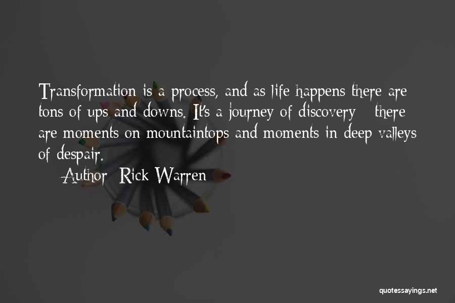 Transformation In Life Quotes By Rick Warren